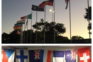 Flags Flying Outside and Inside – WELCOME!